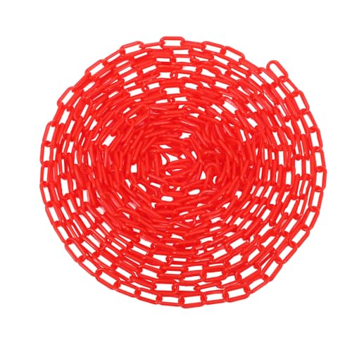 OSOLADY Rote Kunststoffkette für Absperrungen Verkehrskegelverbinder Lange Warnkette Vielseitig Einsetzbar für Baustellen Warteschlangen Zäune Dekoration Hohe Sichtbarkeit OSOLADY Rote Kunststoffkette für Absperrungen Verkehrskegelverbinder Lange Warnkette Vielseitig Einsetzbar für Baustellen Warteschlangen Zäune Dekoration Hohe Sichtbarkeit von OSOLADY