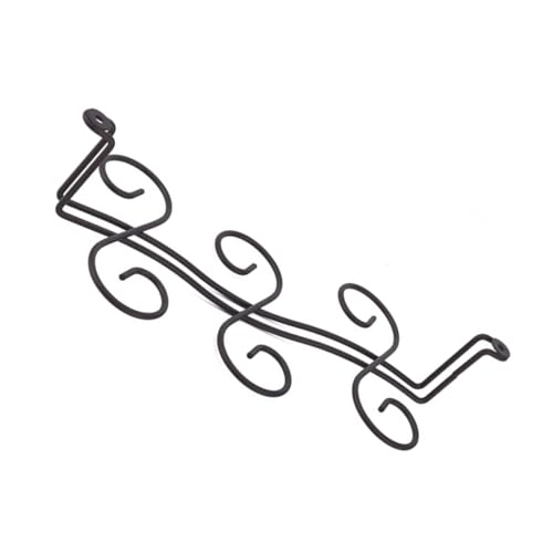 OSOLADY Rotweinglashalter Küchen Organizer Hängend für Kaffeetassen Halter Regal Trockenständer Bronze für Küchentheke Wohnzimmer von OSOLADY
