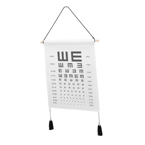 OSOLADY Sehtafel Zum Aufhängen Bild Taschen Sehtafel Spiegel Lese Sehtafel Für Lesebrillen Tester Sichtbrille Lochbrille Bett Untersuchungstafel Bettprisma Sehtest Polyester von OSOLADY