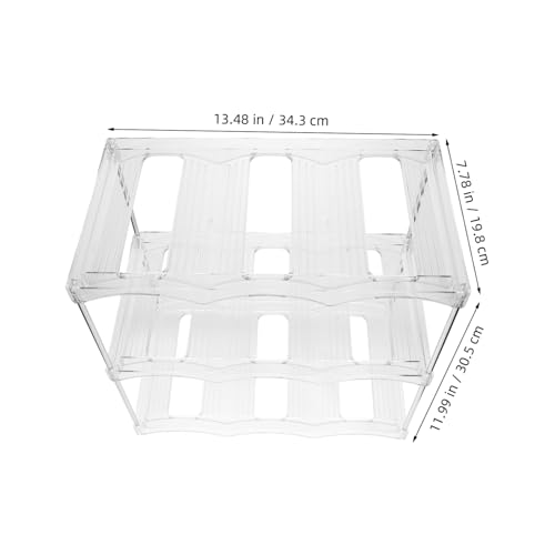 OSOLADY Stapelbarer Wasserflaschenhalter Stufig Transparenter Kunststoff Becher Organizer mit Abnehmbaren Säulen Faltbar für Küchenarbeitsplatte Schrank Vielseitige Aufbewahrung OSOLADY Stapelbarer Wasserflaschenhalter Stufig Transparenter Kunststoff Becher Organizer mit Abnehmbaren Säulen Faltbar für Küchenarbeitsplatte Schrank Vielseitige Aufbewahrung von OSOLADY
