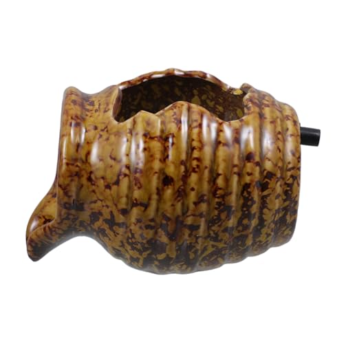OSOLADY Ceramic Jar Wasserbrunnen Für Fischteich Zirkulierende Wasserfontäne Und Hydroponische Pflanzgefäße Für Garten Und Innendekoration von OSOLADY