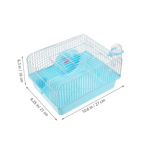 OSOLADY Tragbarer Hamsterkäfig mit Futterspender Wasserflasche und Kleintier Outdoor Transportbox für Hamster Meerschweinchen Kaninchen und Kleine Haustiere Leicht und Kompakt OSOLADY Tragbarer Hamsterkäfig mit Futterspender Wasserflasche und Kleintier Outdoor Transportbox für Hamster Meerschweinchen Kaninchen und Kleine Haustiere Leicht und Kompakt von OSOLADY