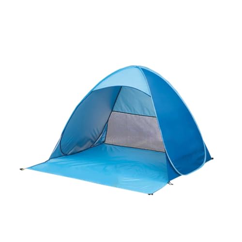 OSOLADY Tragbares Automatisches Pop Up Strandzelt UV Schutz Zusammenklappbar für Camping und Outdoor Aktivitäten Schnelle ohne Montage von OSOLADY