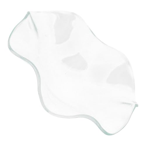 OSOLADY Transparente Gewellte Aromatherapie Glasschale Aromalampe Wachsschmelzschale Ölhalter Aromadiffusor Aromatherapie Zubehör für Duftlampen von OSOLADY