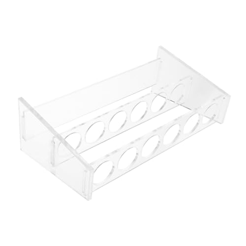 OSOLADY Transparentes Reagenzglasgestell Flaschen Zahnpastaspender Stopfen Pro Fläschchenhalter Schläuche Abtropfgestell Steckdosen Organizer Röhrchen Reagenzglasständer OSOLADY Transparentes Reagenzglasgestell Flaschen Zahnpastaspender Stopfen Pro Fläschchenhalter Schläuche Abtropfgestell Steckdosen Organizer Röhrchen Reagenzglasständer von OSOLADY