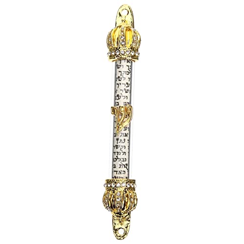 OSOLADY Tür Mezuzah aus Metall Jüdisches mit Hebräischer Schriftrolle Antikes Design Geschenkidee für Religiöse Anlässe Kompakte für Eingangsbereich OSOLADY Tür Mezuzah aus Metall Jüdisches mit Hebräischer Schriftrolle Antikes Design Geschenkidee für Religiöse Anlässe Kompakte für Eingangsbereich von OSOLADY