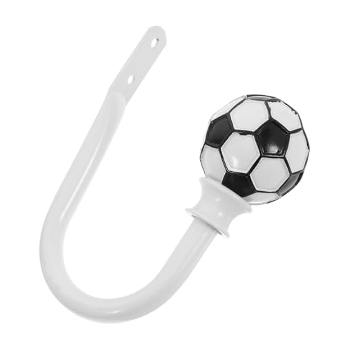 OSOLADY U Förmiger Fußball Vorhanghalter für Wandmontage Kreativer Vorhang Raffhalter für Heimdekoration von OSOLADY