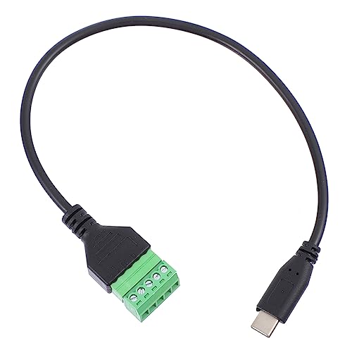 OSOLADY USB C Schraubklemme Adapterkabel Für Ladedatenübertragung Lötfrei Für Computerzubehör DIY Projekte Stabiler Einfache Installation von OSOLADY