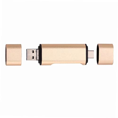 OSOLADY USB Kartenleser Type C für Smartphone Tablet Computer Adapter mit Micro USB Tragbares Design für Mühelosen Dateitransfer von OSOLADY