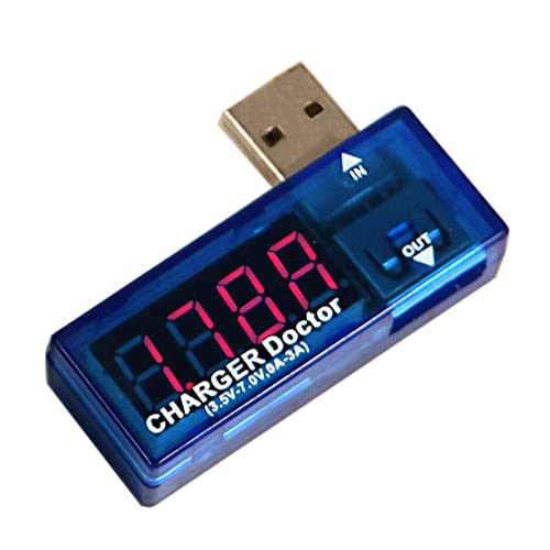 OSOLADY USB Spannungs Strom Multimeter Tester Mit Blauer Abdeckung Power Charger Tester Zur Spannungsüberwachung Präzisen Messung Von USB Ladegeräten von OSOLADY