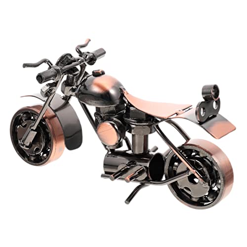 OSOLADY Vintage Eisenmotorradmodell Retro Metallkunsthandwerk für Zuhause Dekorative Motorradskulptur aus als für Motorradliebhaber Praktisch und Langlebig OSOLADY Vintage Eisenmotorradmodell Retro Metallkunsthandwerk für Zuhause Dekorative Motorradskulptur aus als für Motorradliebhaber Praktisch und Langlebig von OSOLADY
