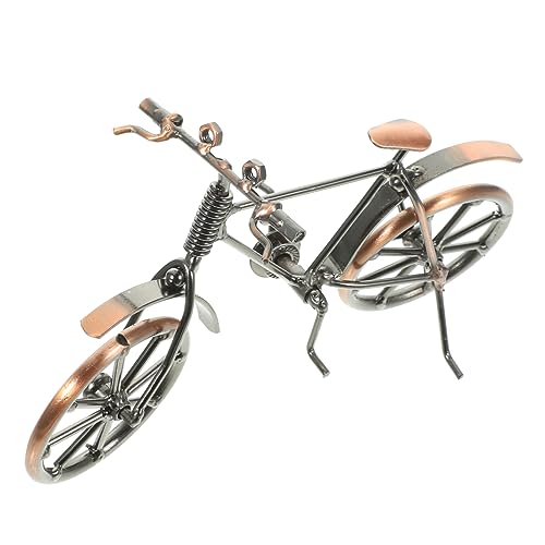 OSOLADY Vintage Fahrrad Modell aus Metall Retro Miniatur Fahrrad Deko Handgefertigte Kunst für Zuhause und Büro Dekoratives Sammlerstück OSOLADY Vintage Fahrrad Modell aus Metall Retro Miniatur Fahrrad Deko Handgefertigte Kunst für Zuhause und Büro Dekoratives Sammlerstück von OSOLADY