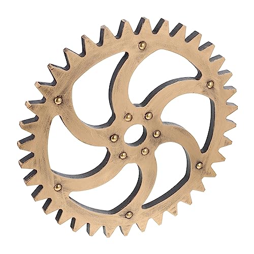 OSOLADY Vintage Industrie Wanddekor mit Antikem Holzgetriebe Rustikales Gear Rad Ornament für Bar und Zuhause Perfektes für Freunde und Familie OSOLADY Vintage Industrie Wanddekor mit Antikem Holzgetriebe Rustikales Gear Rad Ornament für Bar und Zuhause Perfektes für Freunde und Familie von OSOLADY