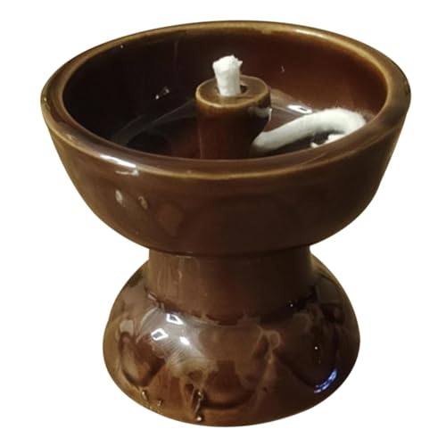 OSOLADY Vintage Öllampe für Innenräume Retro Kerosinlampe mit Dekorative Petroleumlampe für Buddhistischen und Winddicht und Nachfüllbar OSOLADY Vintage Öllampe für Innenräume Retro Kerosinlampe mit Dekorative Petroleumlampe für Buddhistischen und Winddicht und Nachfüllbar von OSOLADY
