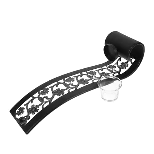 OSOLADY Vintage Wandkerzenhalter Mit Filigranem Design Dekorativer Wandleuchter Für Romantische Schlafzimmer Und Esszimmer Platzsparend Und von OSOLADY