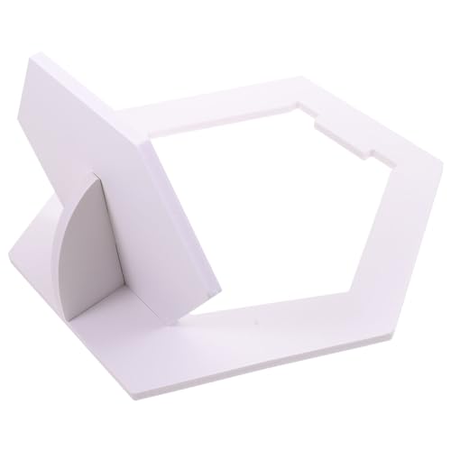 OSOLADY Wandregal aus PVC Stabiles Schwebendes Regal Dekorative Wandaufbewahrung für Schlafzimmer und Wohnzimmer Vielseitiger Organizer für Bücher und Dekoartikel OSOLADY Wandregal aus PVC Stabiles Schwebendes Regal Dekorative Wandaufbewahrung für Schlafzimmer und Wohnzimmer Vielseitiger Organizer für Bücher und Dekoartikel von OSOLADY