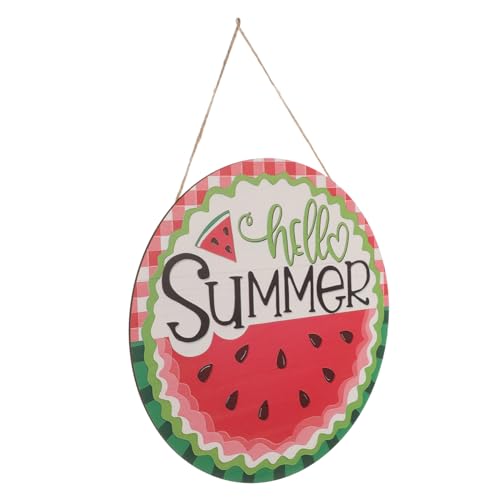 OSOLADY Türschild Dekoration Wassermelonen-Blumen-wanddekoration für Den Außenbereich Heimdekoration OSOLADY Türschild Dekoration Wassermelonen-Blumen-wanddekoration für Den Außenbereich Heimdekoration von OSOLADY