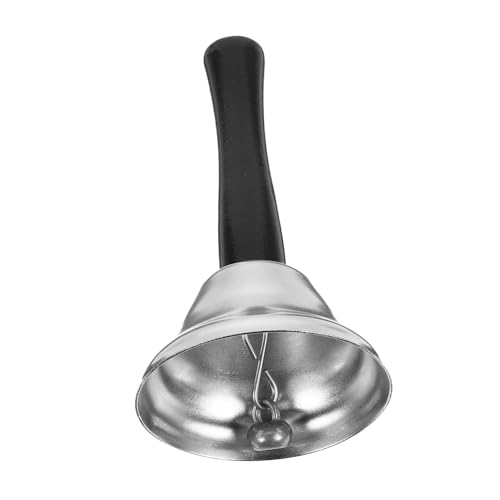 OSOLADY Weihnachtshandglocke aus Metall mit Ergonomischem Holzgriff für Schule Zuhause Hotel und Weihnachtsfeiern Festliche von OSOLADY