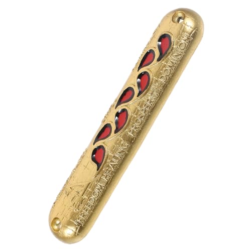 OSOLADY Traditionelle Religiöse Mesusa – Mesusa-hausdekoration Retro-mesusa Aus Metall Gebets-mesusa Für Zuhause OSOLADY Traditionelle Religiöse Mesusa – Mesusa-hausdekoration Retro-mesusa Aus Metall Gebets-mesusa Für Zuhause von OSOLADY