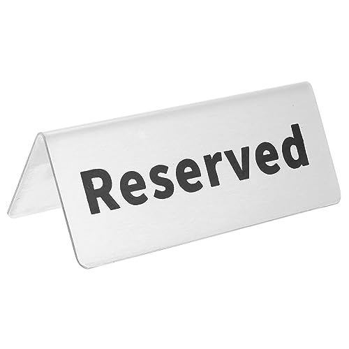 OSOLADY Zeltförmiges Reserviertes Schild für Hochzeiten Veranstaltungen Elegantes Tischschild für Restaurants Langlebig Wiederverwendbar OSOLADY Zeltförmiges Reserviertes Schild für Hochzeiten Veranstaltungen Elegantes Tischschild für Restaurants Langlebig Wiederverwendbar von OSOLADY