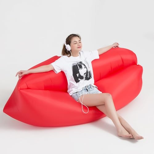 OSOYIILR Aufblasbares Sofa, Air Lounger Camping Sofa, wasserdichte Hängematte Bett für Strand, Garten, Pool, Wandern, Picknicks, tragbare aufblasbare Sessel Couch für Outdoor Entspannen & Reisen von OSOYIILR