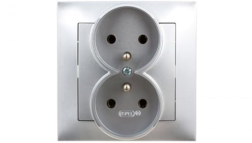 Ospel GP-2YZ/18 Steckdosenleiste, IP20, 16 A, 84 mm, 45 mm, 84 mm, silberfarben Ospel GP-2YZ/18 Steckdosenleiste, IP20, 16 A, 84 mm, 45 mm, 84 mm, silberfarben von OSPEL
