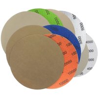 50 Stück Schleifscheiben, rundes Schleifpapier, 125 mm Klett-Schleifscheiben, 3000/4000/5000/7000/10000 Körnung, Nass- und Trocken-Schleifscheiben 50 Stück Schleifscheiben, rundes Schleifpapier, 125 mm Klett-Schleifscheiben, 3000/4000/5000/7000/10000 Körnung, Nass- und Trocken-Schleifscheiben von OSQI