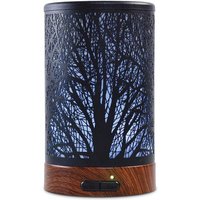 Elektrische Ultraschall-Diffusoren für ätherische Eisenöle, 100 ml, leiser Luftbefeuchter, Timer und wasserlose automatische Abschaltung, 7 von OSQI
