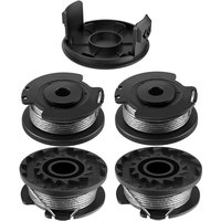 Stück F016800569 Ersatzfadenspulen für Bosch EasyGrassCut Freischneider, F016800385 Trimmer-Ersatzspule kompatibel mit art 23SL und art 26SL (4 Stück von OSQI