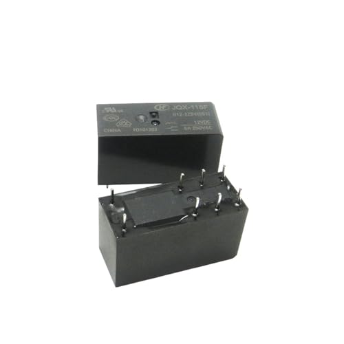 5 Stück 8 Pin HF115F- JQX-115F-005-2ZS4 JQX-115F-012-2ZS4 JQX-115F-024-2ZS4 5VDC 12VDC 24VDC 8A 250VAC Relais (12V) von OSQZHBFE