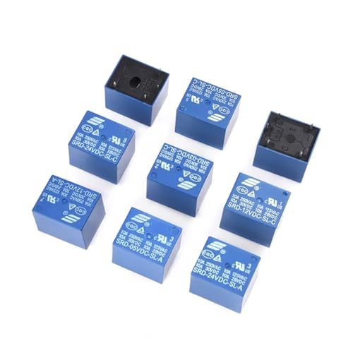 5 Stück Relais 4PIN SRD-05VDC-SL-A SRD-09VDC-SL-A SRD-12VDC-SL-A SRD24VDC-SL-A 10A 250VAC (SRD 24VDC SL A) von OSQZHBFE