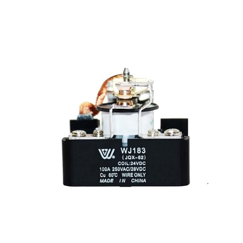 WJ183 DC 12V 24V SPDT für Plotter-Stabilisator Klimaanlage JQX-62F-1Z 100A 30A 1NO 1NC Elektromagnetisches Motorkontrollrelais (Normal Open, 220VAC) von OSQZHBFE
