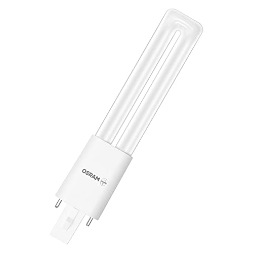 OSRAM DULUX S9 LED-Lampe für G23 Sockel, 4.5 Watt, 500 Lumen, Kaltweiß (4000K), Ersatz für herkömmliche 9W-Dulux Leuchtmittel, 1 Stück (1er Pack) von Osram