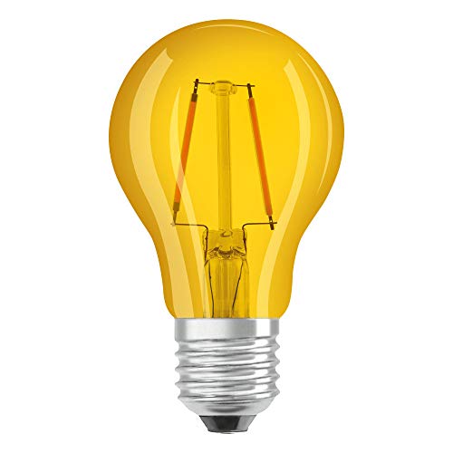 OSRAM Dekorative LED Lampe Décor mit E27 Sockel, Gelb, 2200 K, 2,50 W, Ersatz für 15-W-Glühbirne, klar, LED STAR DECO CLASSIC A von Osram