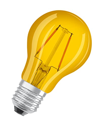 OSRAM Dekorative LED Lampe Décor mit E27 Sockel, Gelb, 2200 K, 2,50W, Ersatz für 15W-Glühbirne, klar, LED STAR DECO CLASSIC A, 6er-Pack von Osram