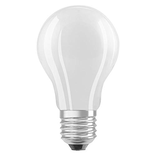 OSRAM Dimmbare Filament LED Lampe mit E27 Sockel, Kaltweiss (4000K), klassische Birnenform, 12W, Ersatz für 100W-Glühbirne, matt, LED Retrofit CLASSIC A DIM von OSRAM Lamps