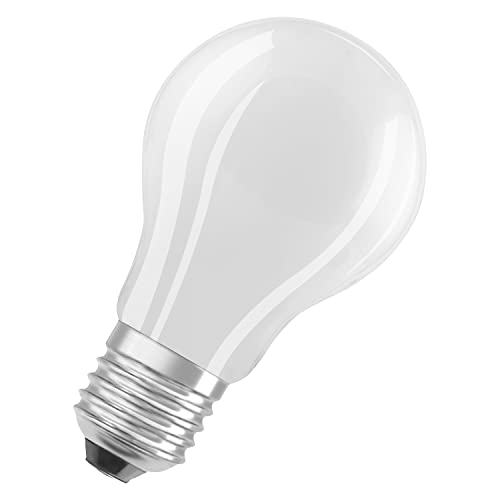 OSRAM Dimmbare Filament LED Lampe mit E27 Sockel, Kaltweiss (4000K), klassische Birnenform, 12W, Ersatz für 100W-Glühbirne, matt, LED Retrofit CLASSIC A DIM, Kaltweiß von OSRAM Lamps