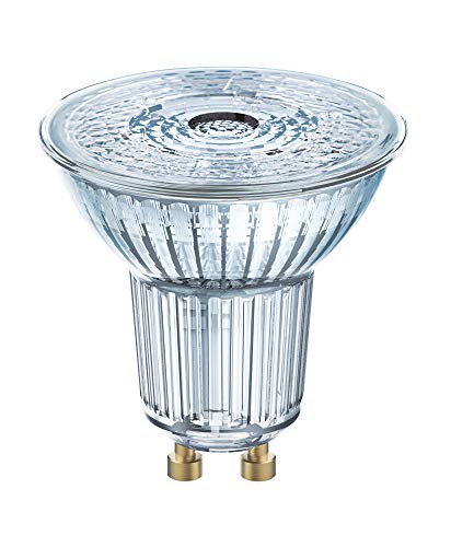 OSRAM Dimmbare PAR16 LED Reflektorlampe mit GU10 Sockel, Kaltweiss (4000K), Glas Spot, 3.7W, Ersatz für 35W-Reflektorlampe, LED SUPERSTAR PAR16, 10er-Pack von Osram