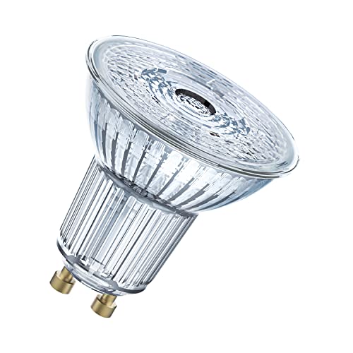 OSRAM Superstar Reflektorlampe für GU10-Sockel, klares Glas ,Warmweiß (2700K), 230 Lumen, Ersatz für herkömmliche 35W-Leuchtmittel, dimmbar, 2-er Pack von Osram