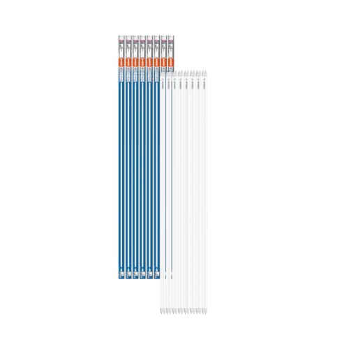 OSRAM Kosteneffiziente LED-Röhren für elektromagnetische Vorschaltgeräte, 18.3 W, G13, Tube, double-ended, 6500 K, Matt, Kaltes Tageslicht, 8-er Pack, Tageslichtweiß von Osram