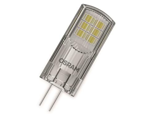 OSRAM LED Pin Lampe mit G4 Sockel, Warmweiss (2700K), 12V-Niedervoltlampe, 2.6W, Ersatz für herkömmliche 28W-Lampe [Energieklasse F] [Energieklasse F] von Osram