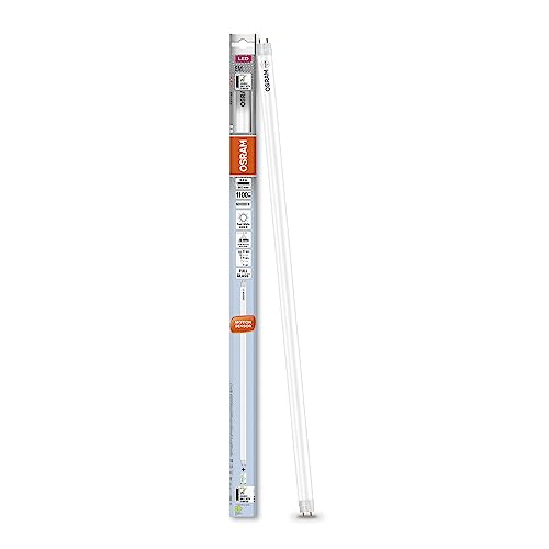 OSRAM LED-Röhren mit integriertem Mikrowellen-Sensor für elektromagnetische Vorschaltgeräte, 6.8 W, G13, Tube, double-ended, 4000 K, Glas with shatter protection, Kalt weiß, 8-er Pack von Osram