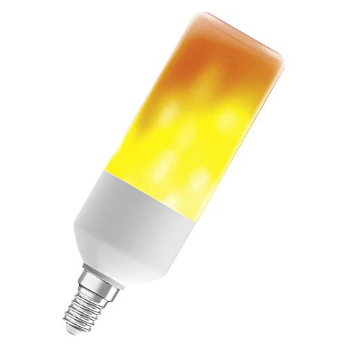 OSRAM LED STAR FLAME STICK Flammenlampe LED-Lampe, Sockel: E14, 0,50W, Warm Comfort Light 1500 K [Energieeffizienzklasse G] von Osram