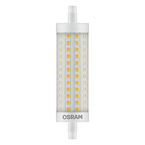 OSRAM LED Stablampe mit R7s Sockel, LED-Röhre mit 15 W-Glühbirne, Ersatz für 125W-Glühbirne, Warmweiß (2700K), 10er-Pack von Osram
