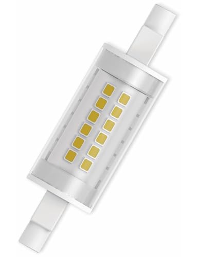 OSRAM LED Stablampe mit R7s Sockel, LED-Röhre mit 7W, Ersatz für 60W-Glühbirne, Warmweiß (2700K), 1 Stück (1er Pack) von Osram