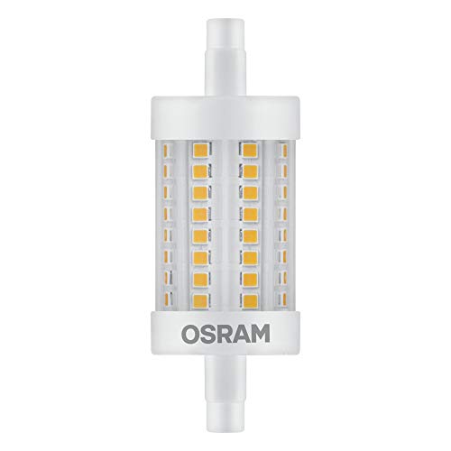 OSRAM LED Stablampe mit R7s Sockel, LED-Röhre mit 8 W-Glühbirne, Ersatz für 75W-Glühbirne, Warmweiß (2700K), 1 Stück (1er Pack) von Osram