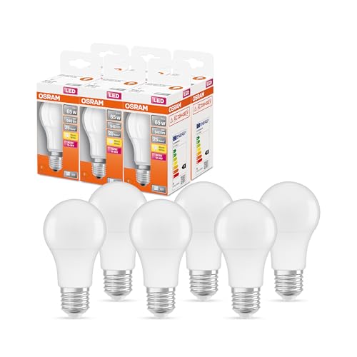 OSRAM LED Star Classic A65 LOW VOLTAGE LED-Lampe speziell für niedrige Spannungen bzw. Niederspannungssysteme (AC/DC 12V-36V), ideal für Camping, Wohnmobile und Garten, 940 Lumen, 65W-Ersatz, 6er-Pack von Osram