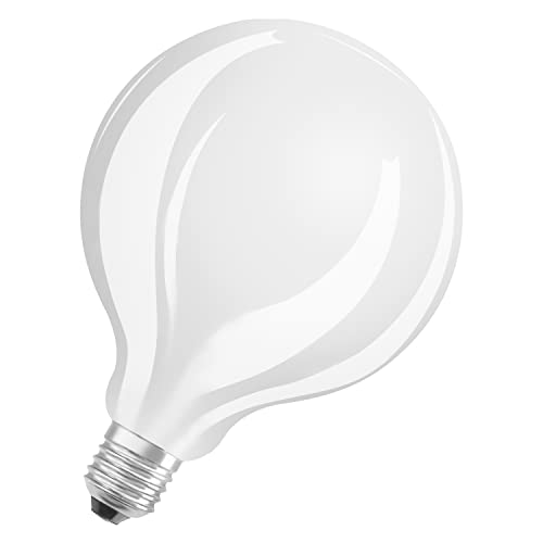 OSRAM LED Star GLOBE125, matte Filament LED-Lampe in Globe Form mit 125mm Durchmesser, E27 Sockel, Kaltweiß (4000K), 2452 Lumen, Ersatz für herkömmliche 150W-Glühbirnen, 1er-Pack von Osram