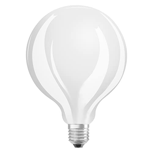 OSRAM LED Star GLOBE125, matte Filament LED-Lampe in Globe Form mit 125mm Durchmesser, E27 Sockel, Warmweiß (2700K), 2452 Lumen, Ersatz für herkömmliche 150W-Glühbirnen, 1er-Pack von Osram