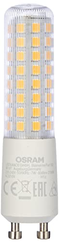 OSRAM LED Superstar Special T SLIM, Dimmbare schlanke LED-Spezial Lampe, GU10 Sockel, Warmweiß (2700K), Ersatz für herkömmliche 60W-Leuchtmittel, 6er-Pack von OSRAM Lamps